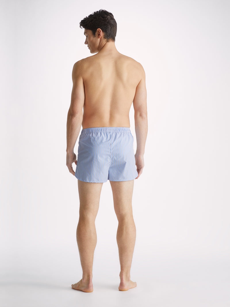 Men's Modern Fit Boxers James Cotton Blue - 4