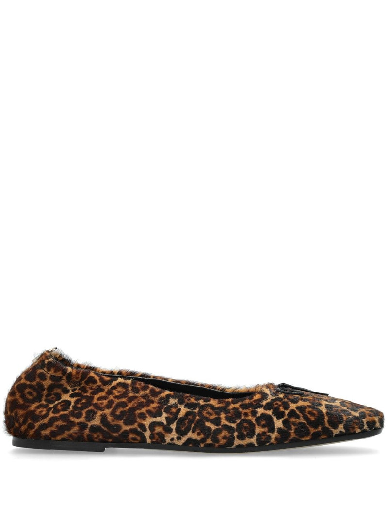 leopard-print ballet flats 1