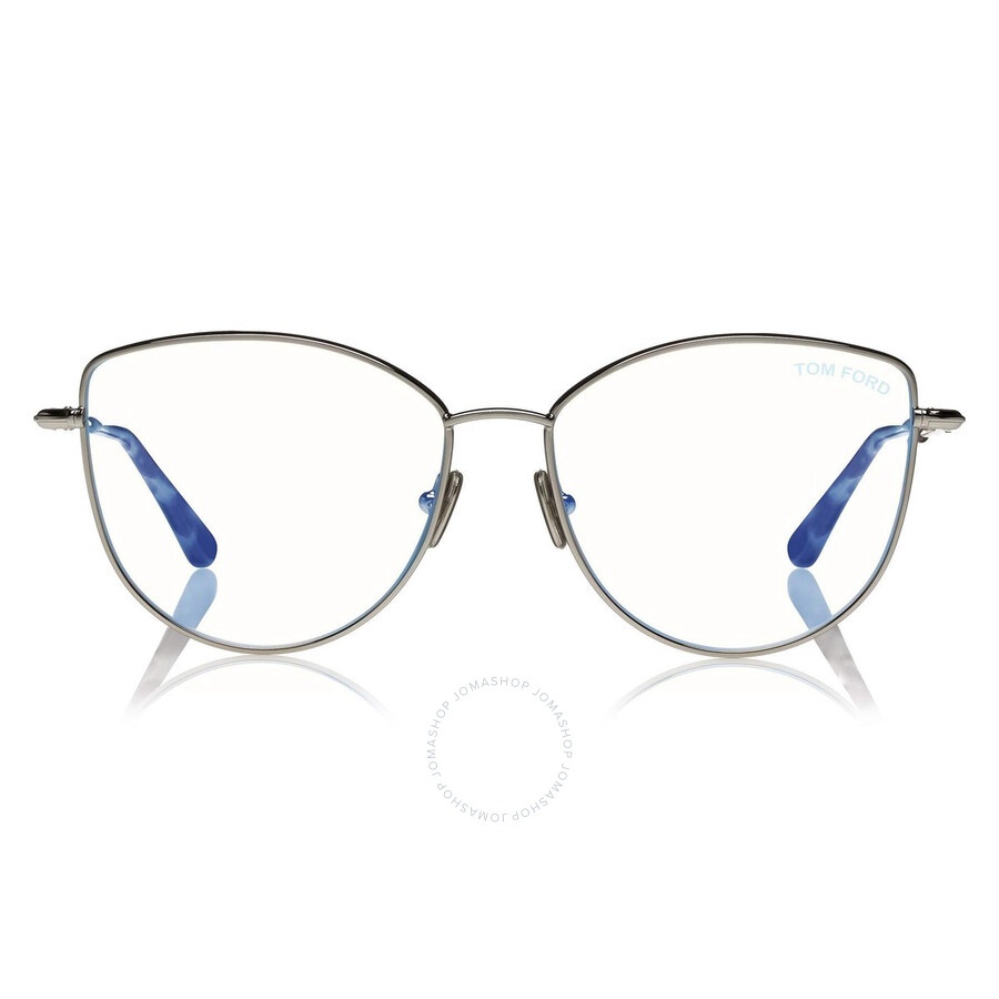 Tom Ford Blue Light Block Cat Eye Ladies Eyeglasses FT5667-B 016 55 - 1