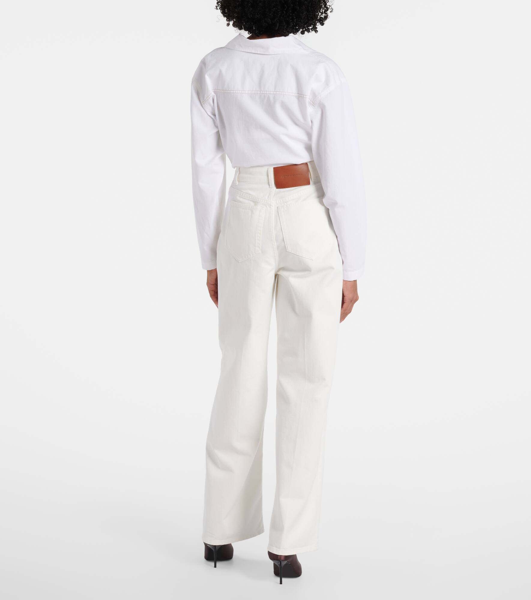 High-rise wide-leg jeans - 3