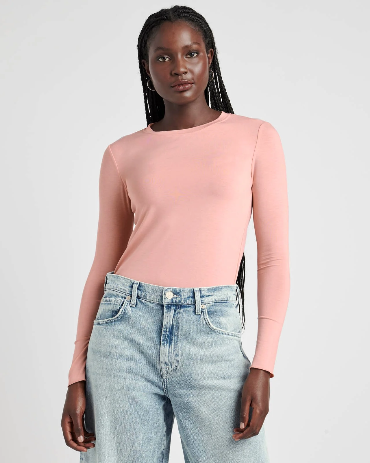 Bamboo Blend Long Sleeve Tee - 1