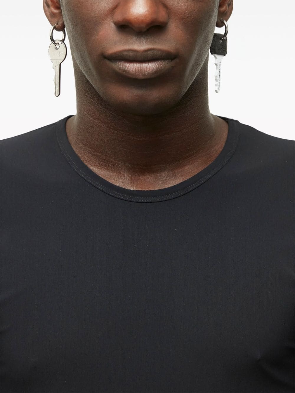 Numeric Signature Key drop earrings - 7