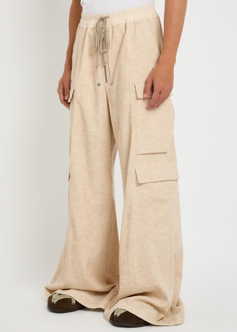 Rick Owens Rick Owens Cargobela Wide-leg Corduroy Cargo Trousers outlook