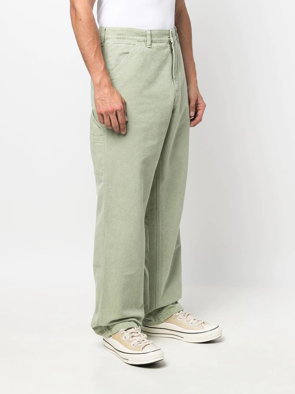 Single Knee tapered trousers - 3