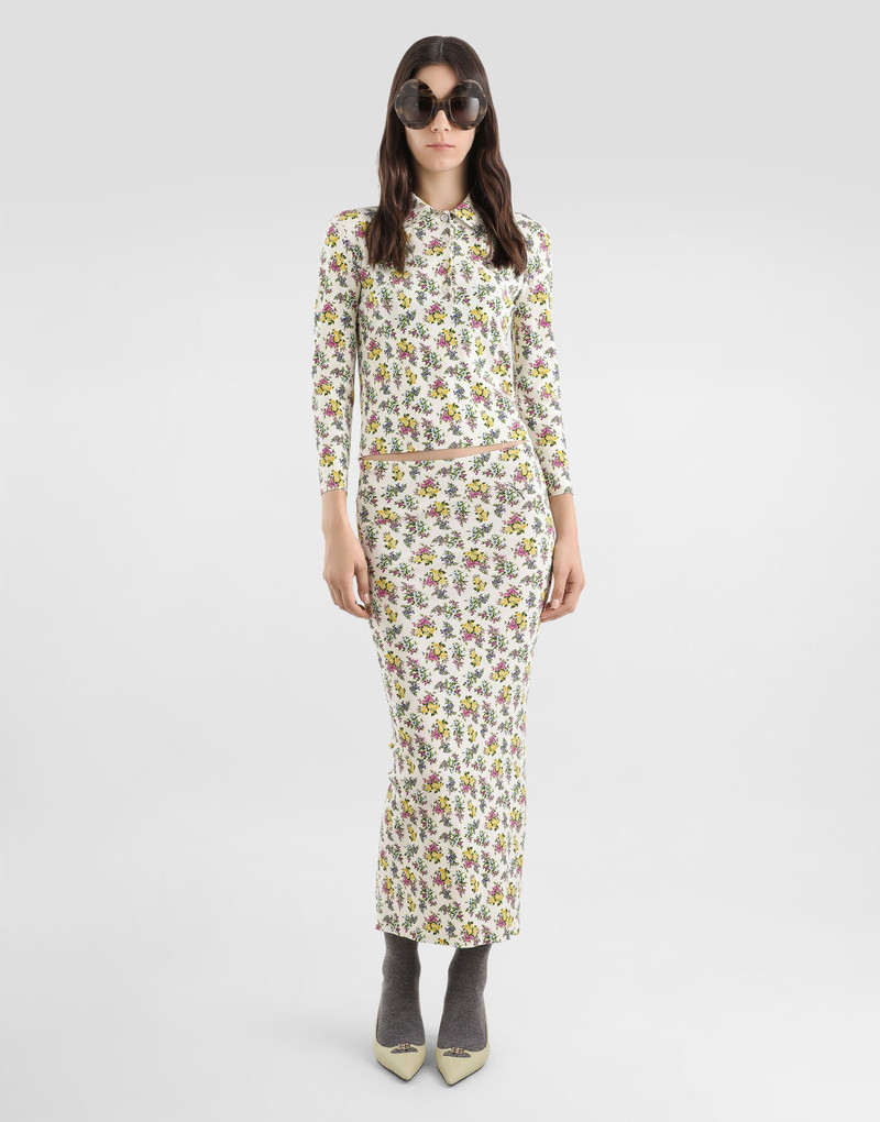 Dolce & Gabbana Small floral-print skirt outlook