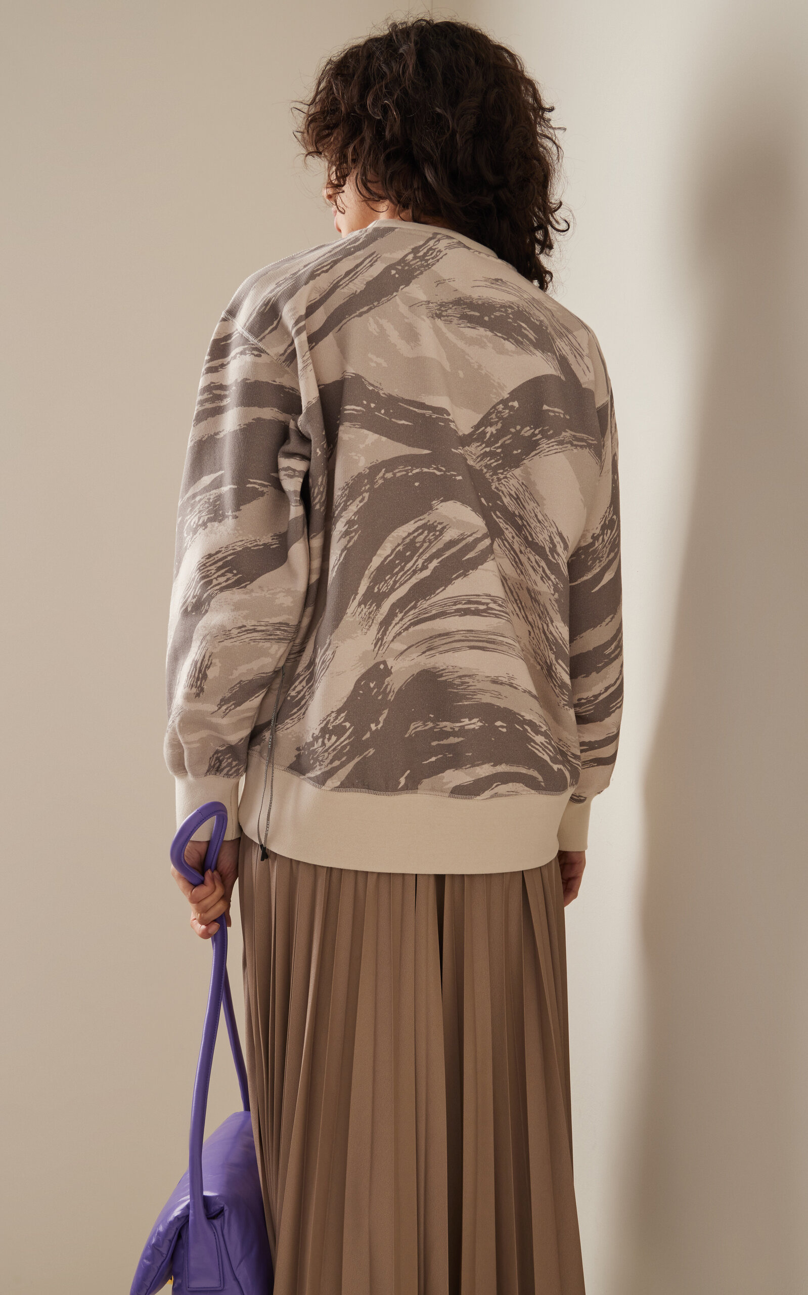 4 Moncler Hyke Camouflage Cotton Sweatshirt grey - 4
