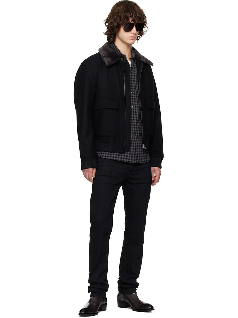BOSS Black Wool-Cashmere Jacket outlook