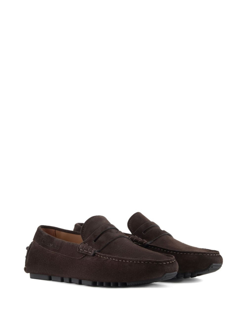 EMPORIO ARMANI suede loafers outlook