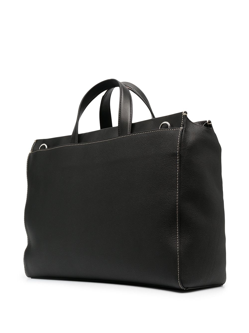 large leather tote bag - 3