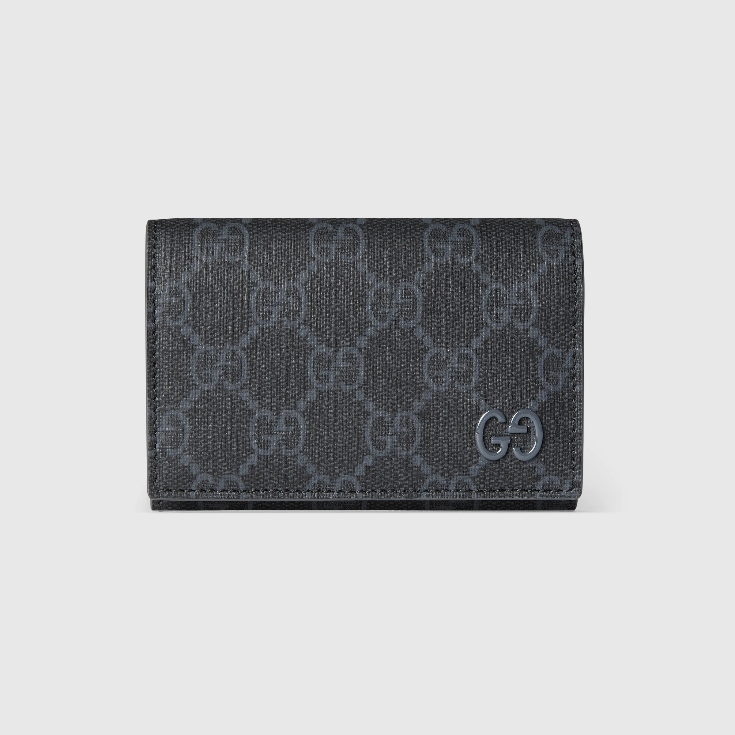 Grey interior GG card case - 1