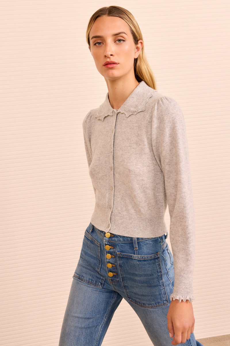 ULLA JOHNSON Kalila Collared Cardigan outlook