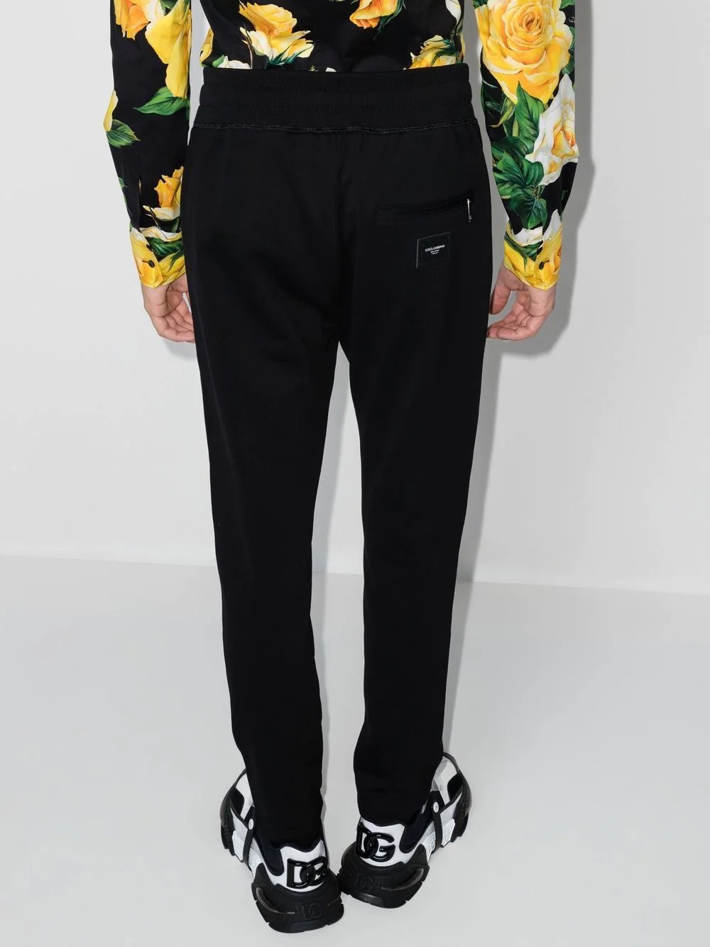 logo plaque track pants - 3