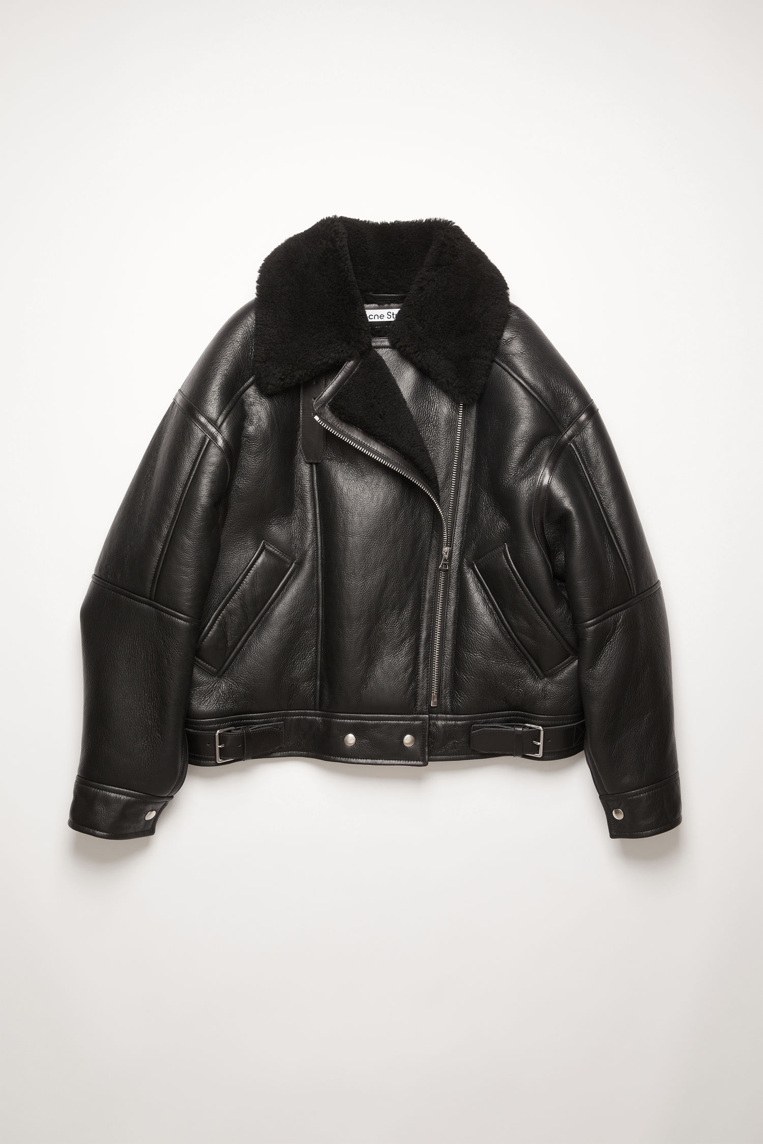 Shearling jacket black / black - 1