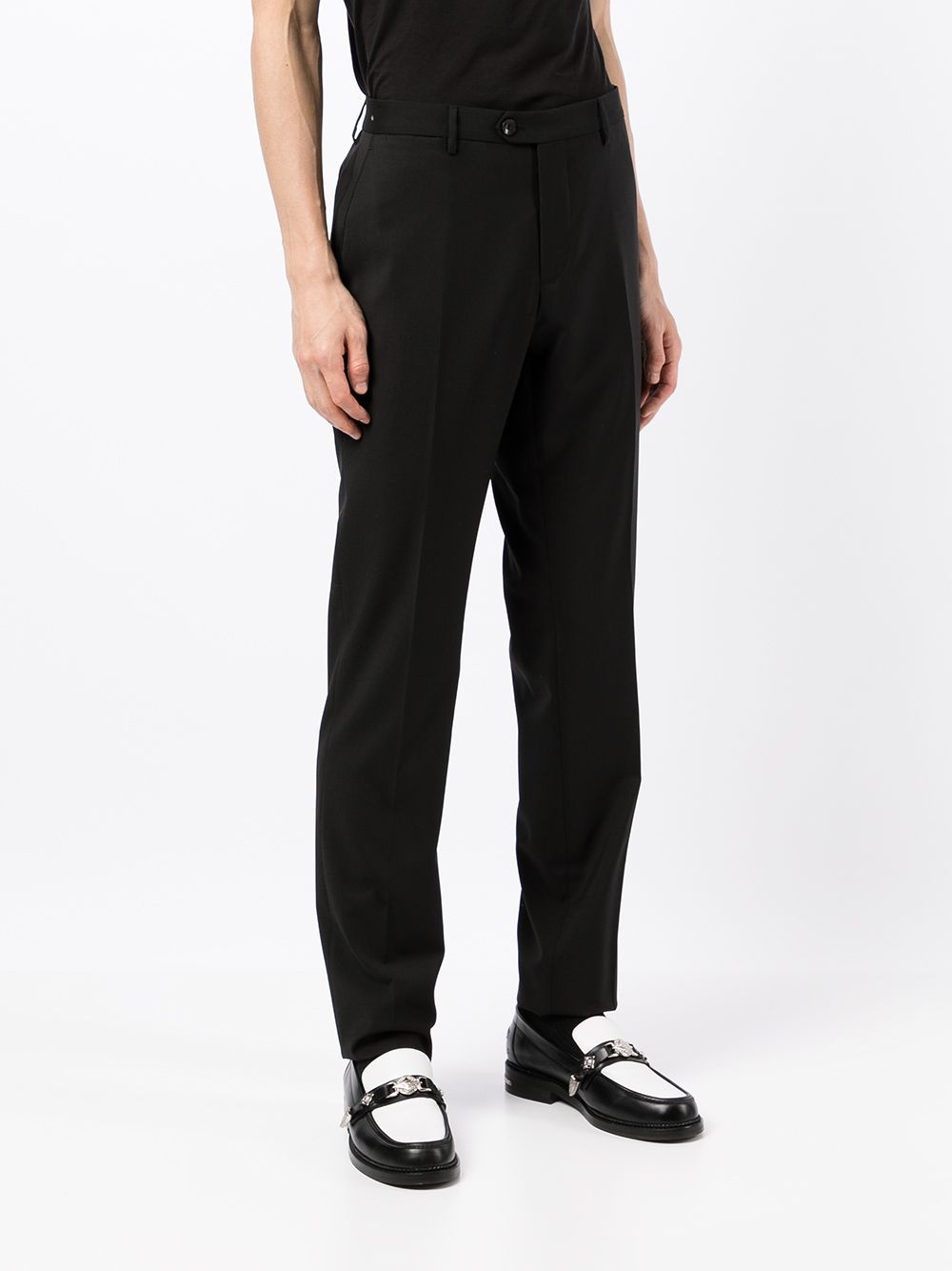 straight-leg tailored trousers - 3