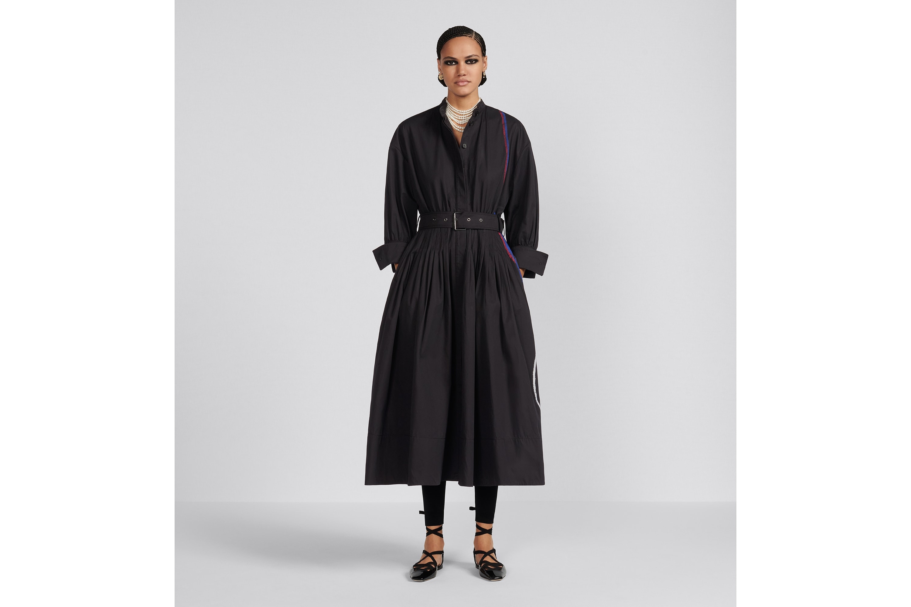 Mid-Length Shirt Dress - 4