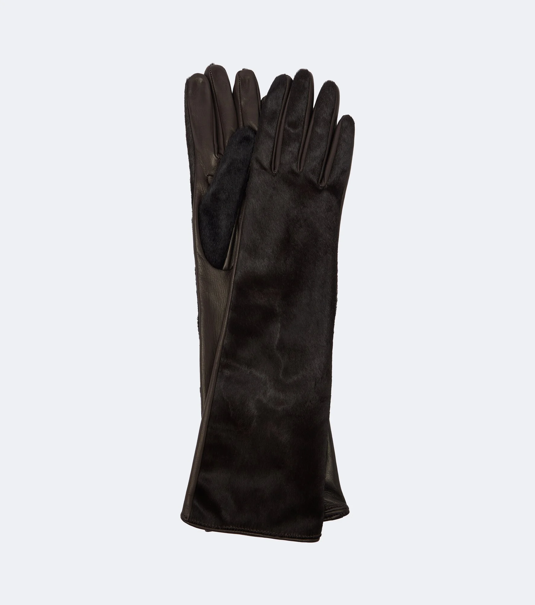 Calf hair and leather gloves - 1