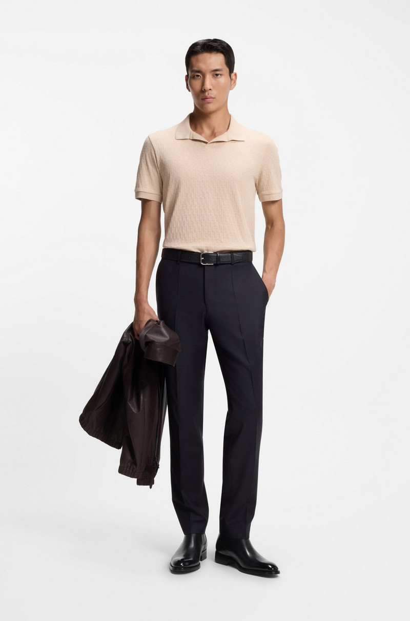 BOSS LEATHER CHELSEA BOOTS WITH ELASTICATED PANELS outlook