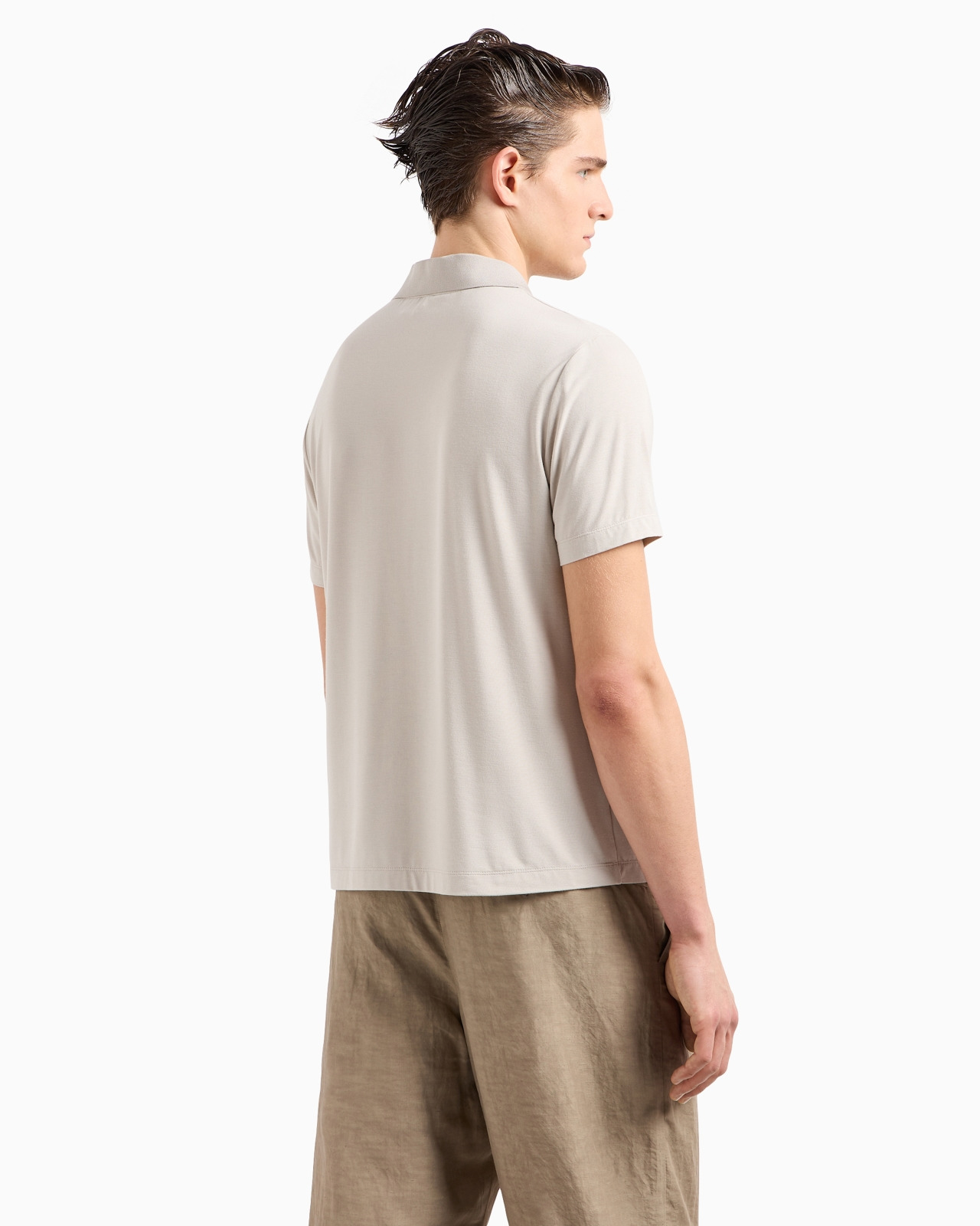 ASV short-sleeved viscose-jersey polo shirt - 3