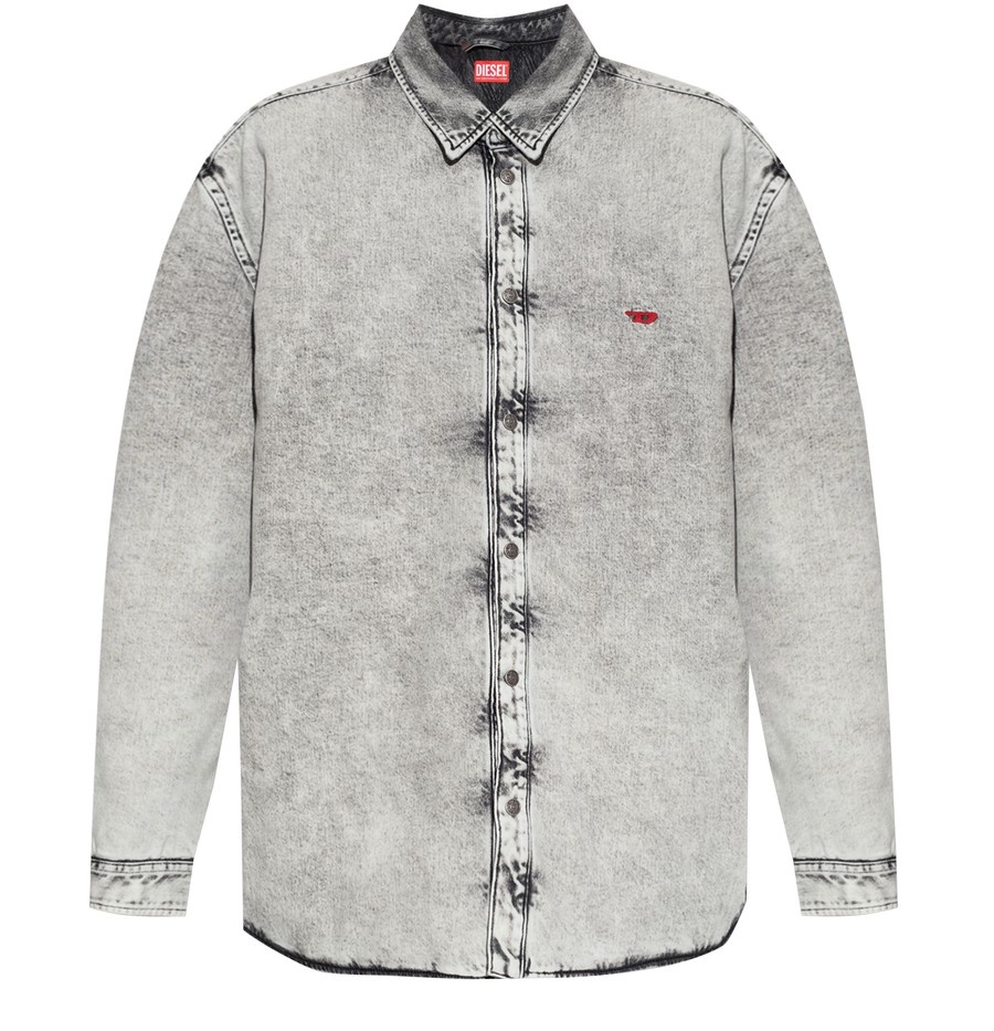 D-Flaim-S denim Overshirt - 1