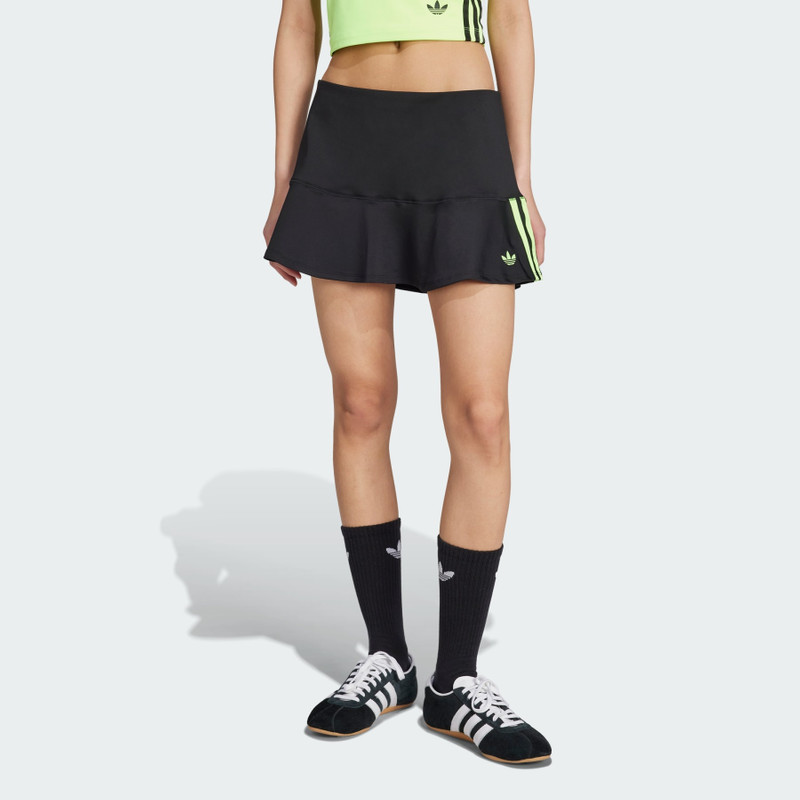 adidas Adicolor Interlock 3-Stripes Mini Skirt outlook