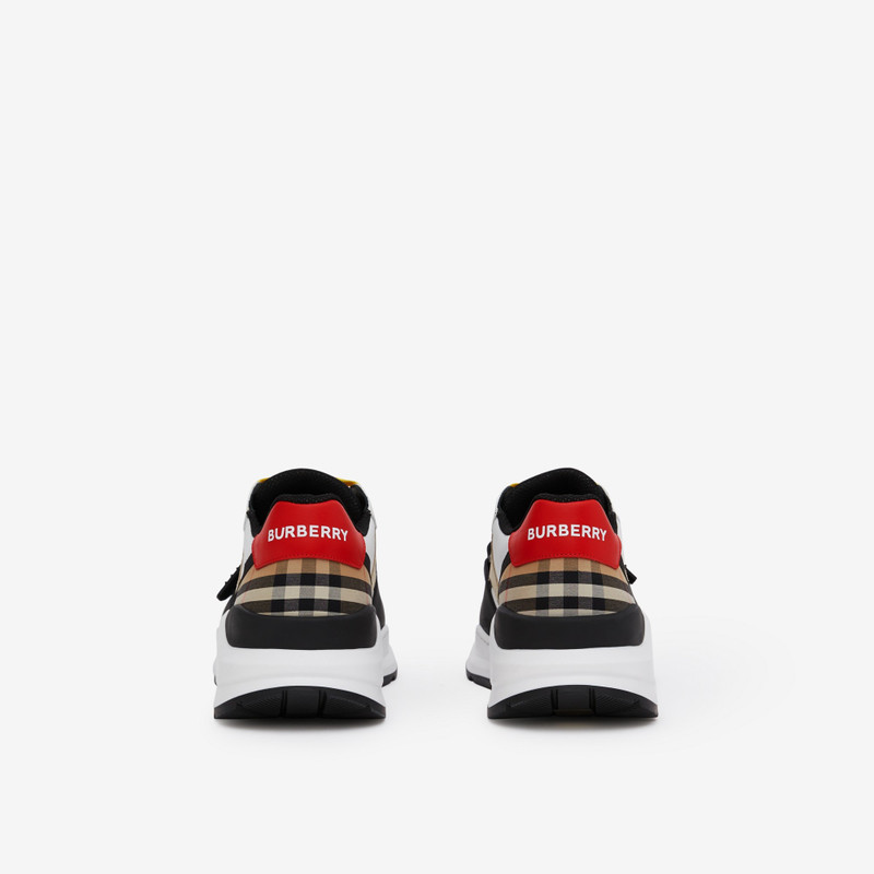 나일론, 스웨드 및 빈티지 체크 Sneakers 3