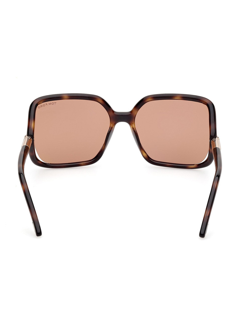 tortoiseshell oversize-frame sunglasses 6