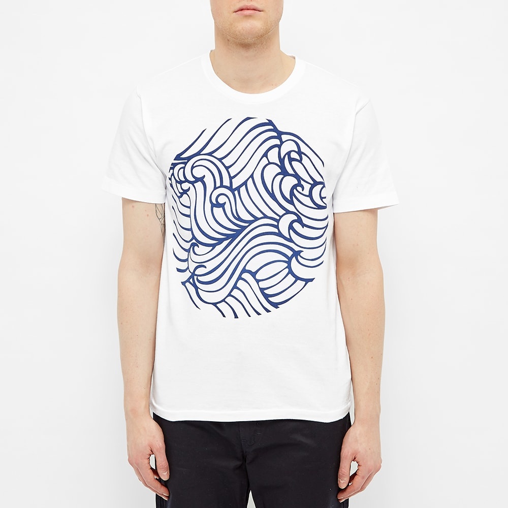 Blue Blue Japan Wave Pattern Tee - END. Exclusive - 3