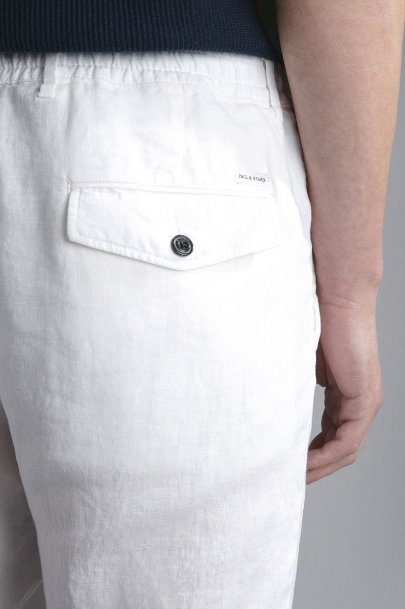 LINEN BERMUDA SHORTS 4