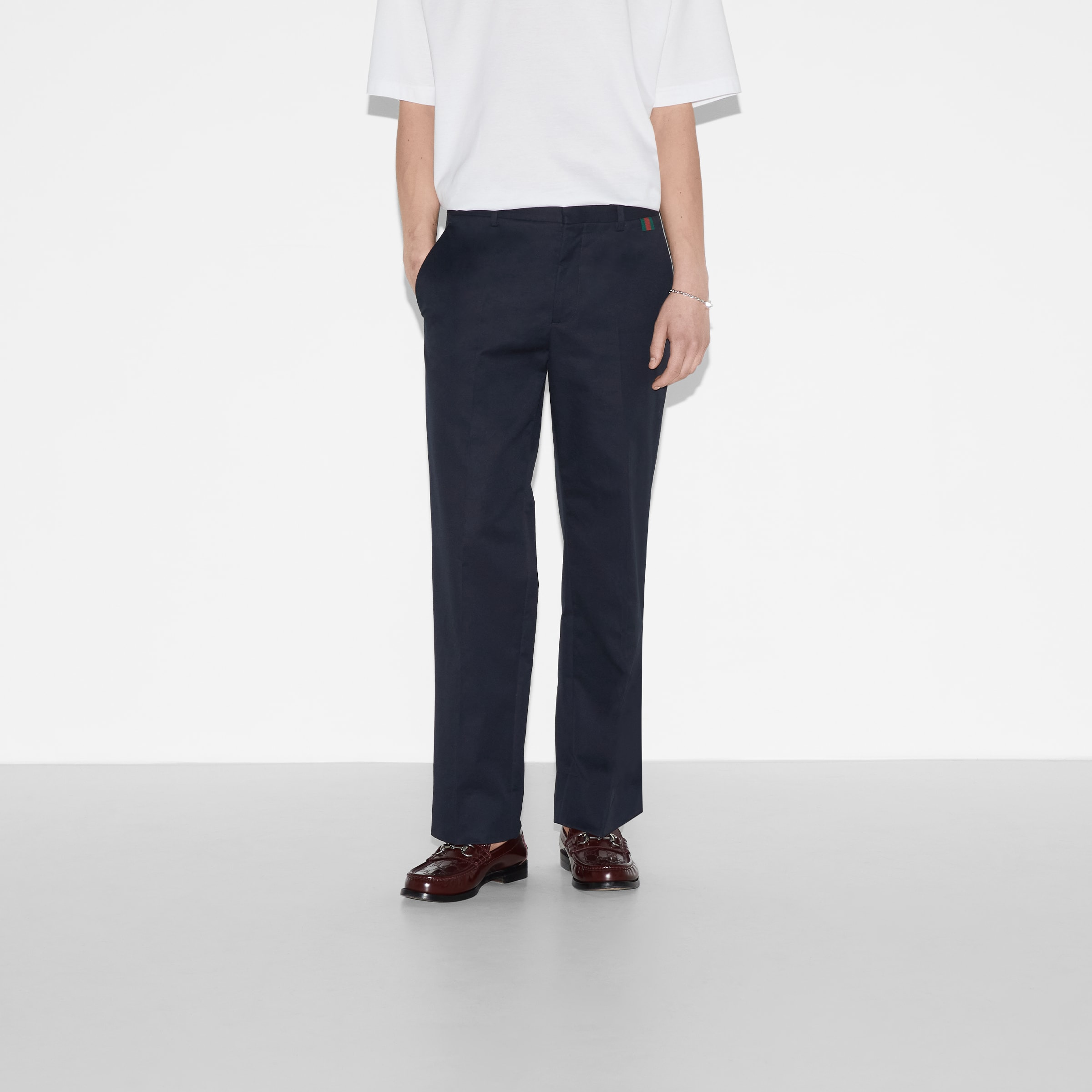 Double cotton twill pant with Web - 3