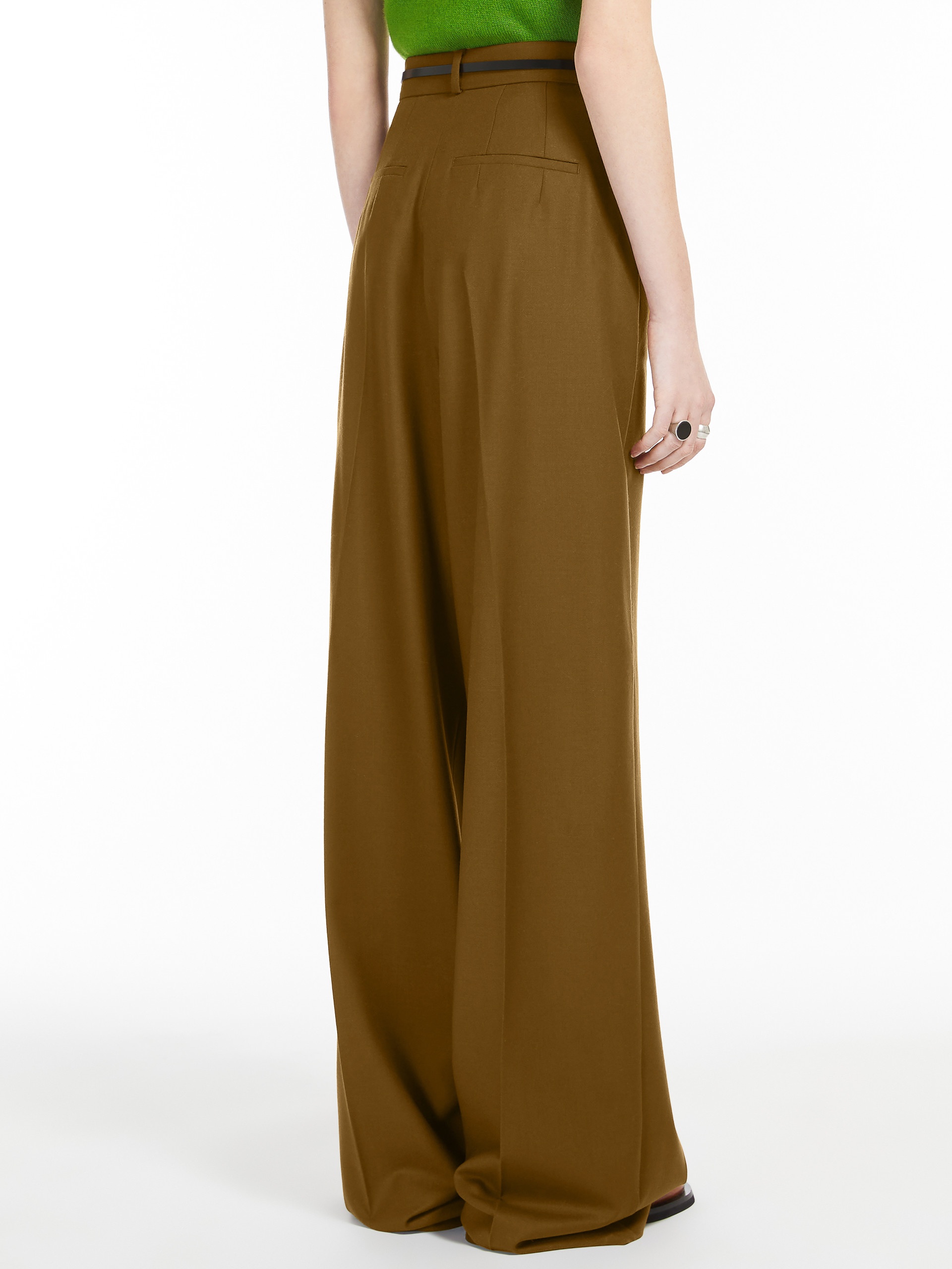 KIENS12 Oversized stretch wool trousers - 4