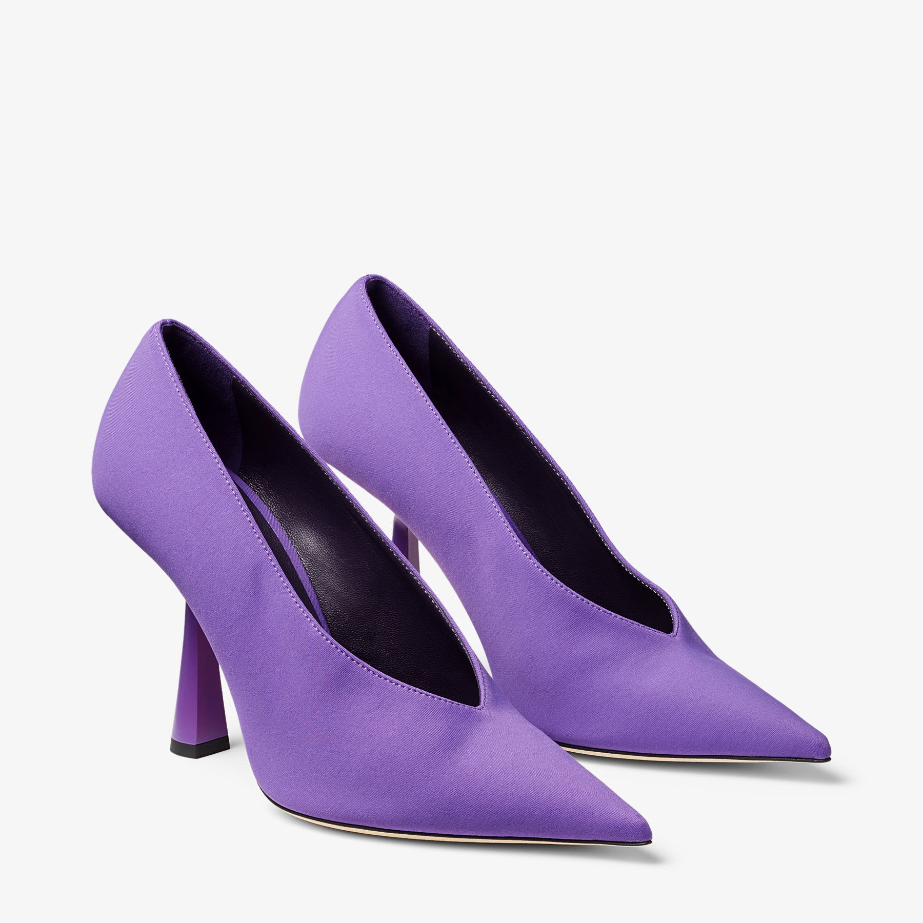 Maryanne 100
Cassis Lycra Pointed-Toe Pumps - 2