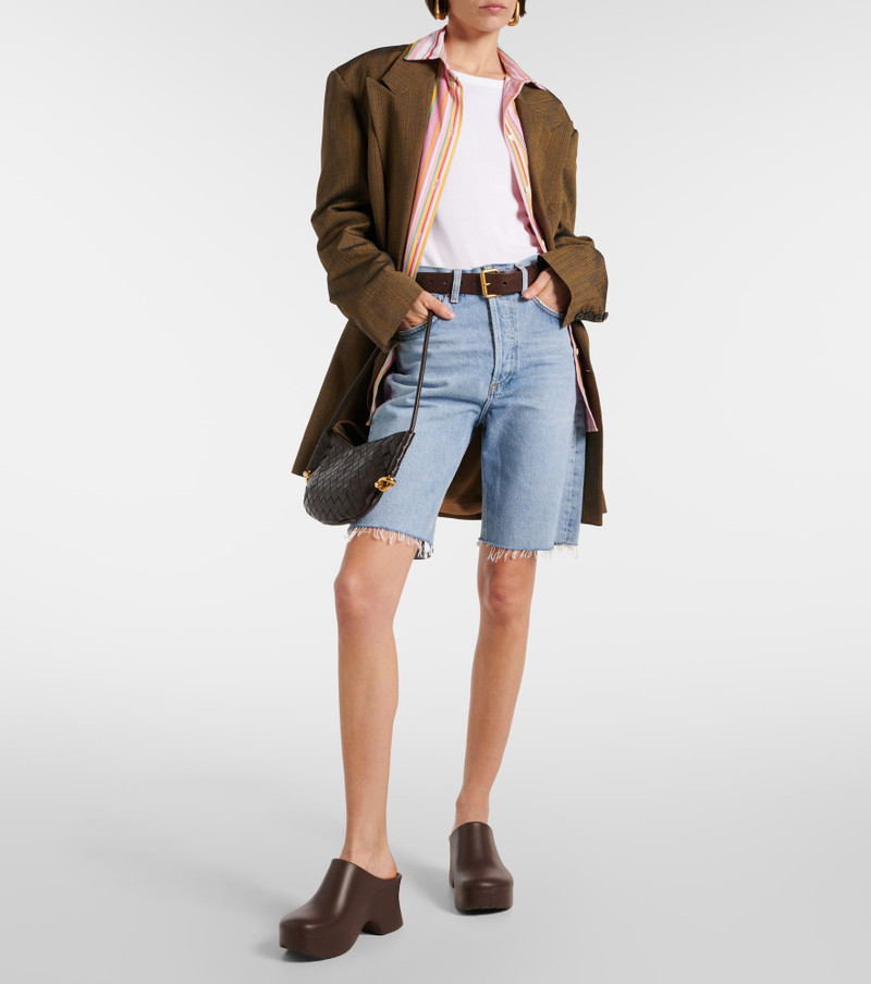 AGOLDE 90's mid-rise denim shorts outlook