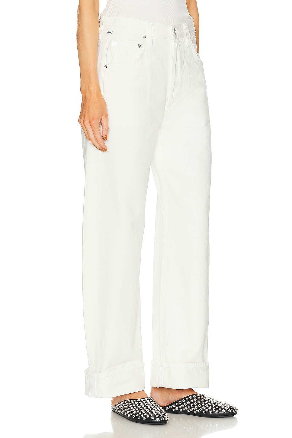 Ayla Baggy Cuffed Crop - 3