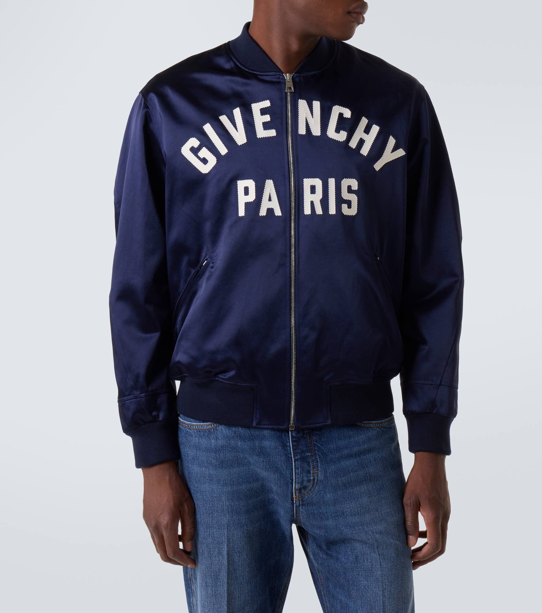 Givenchy Paris satin blouson - 3