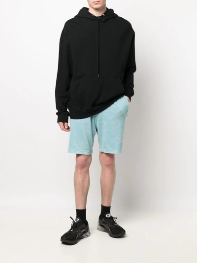 Stone Island logo-waistband terry-cloth shorts outlook