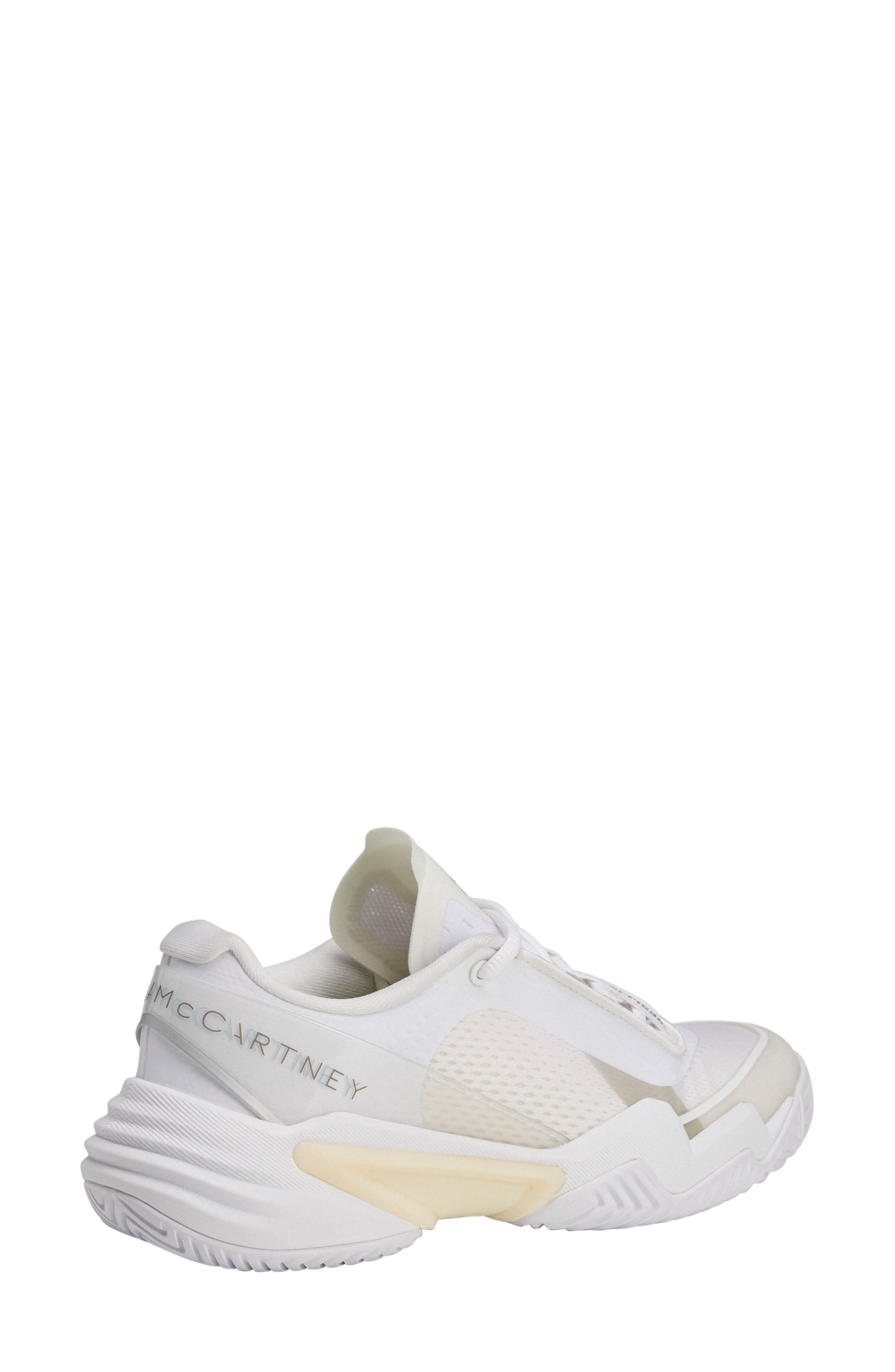adidas by Stella McCartney Barricade Tennis Sneaker in White/Almond Milk/Grey at Nordstrom - 2