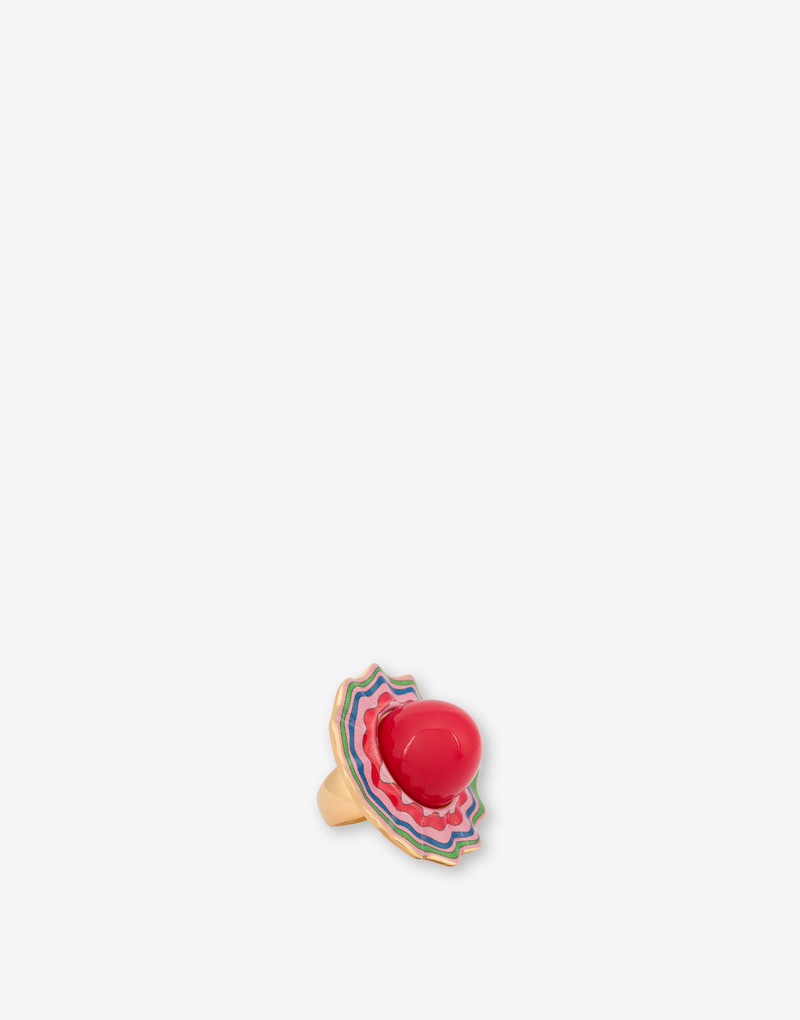 Moschino PSYCHEDELIC FLOWER RING outlook