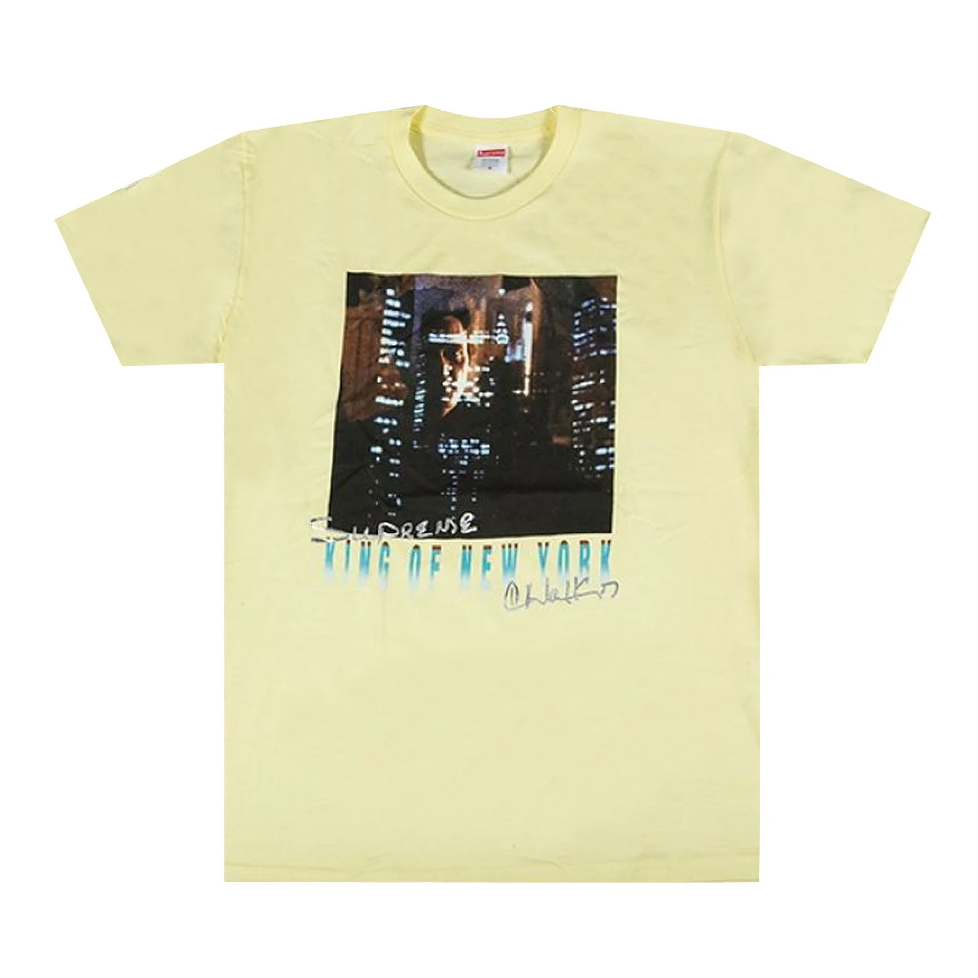 Supreme King of New York Tee 'Pale Yellow' - 1