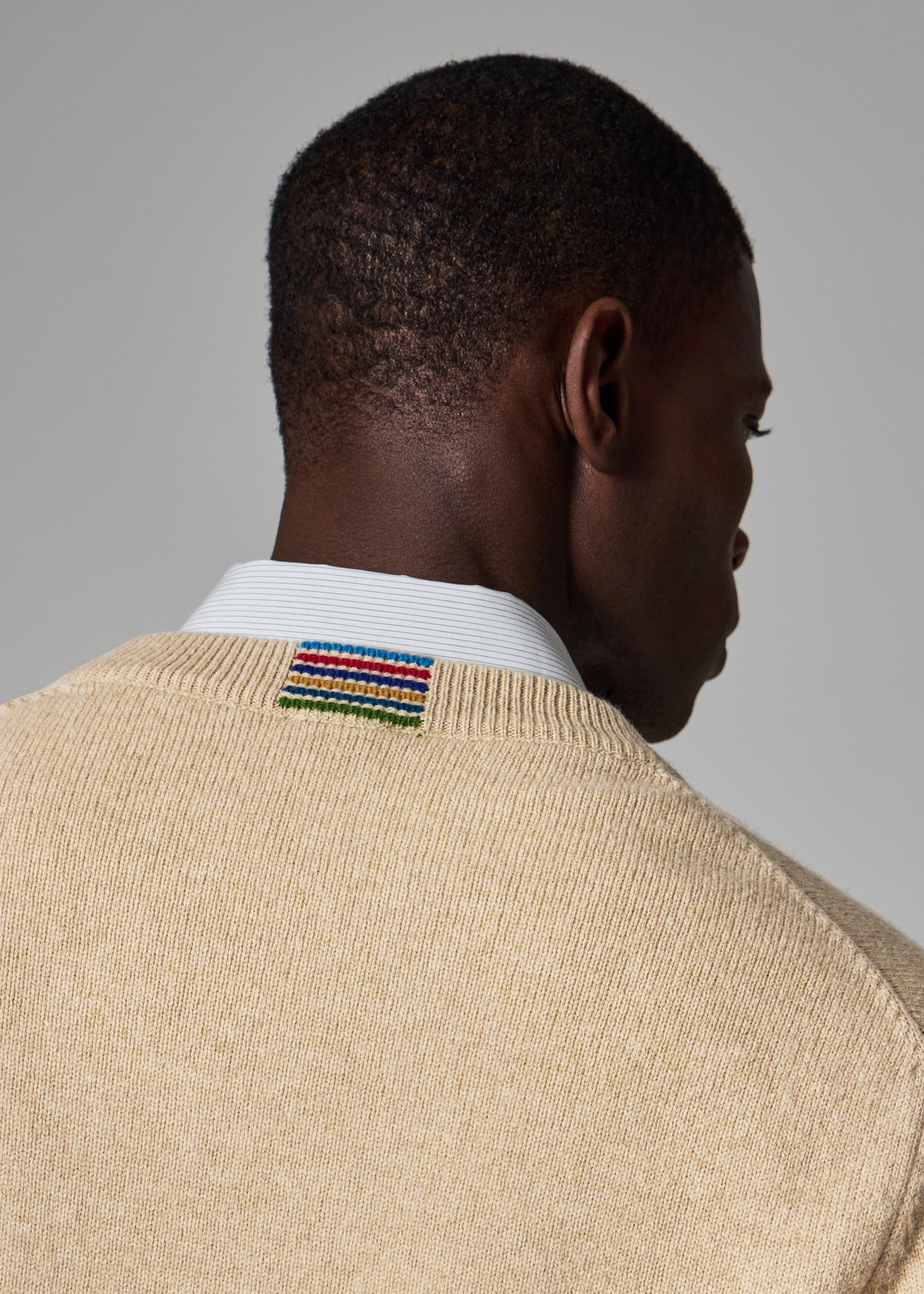 Ecru Merino Wool Cardigan - 6