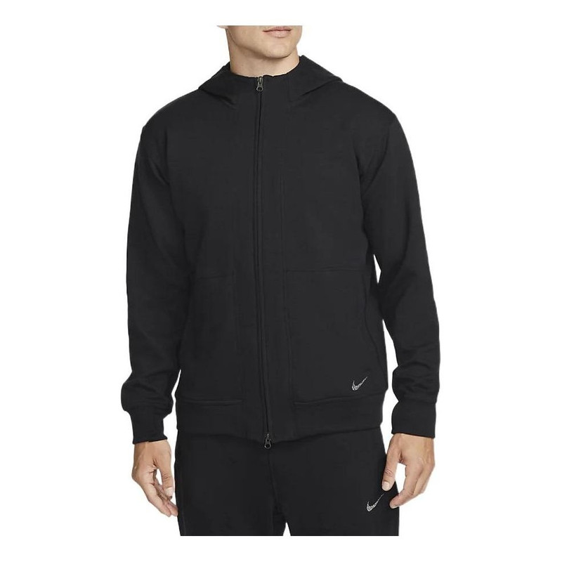 Nike long sleeves hooded zipped jacket 'Black' DQ4877-010 - 1