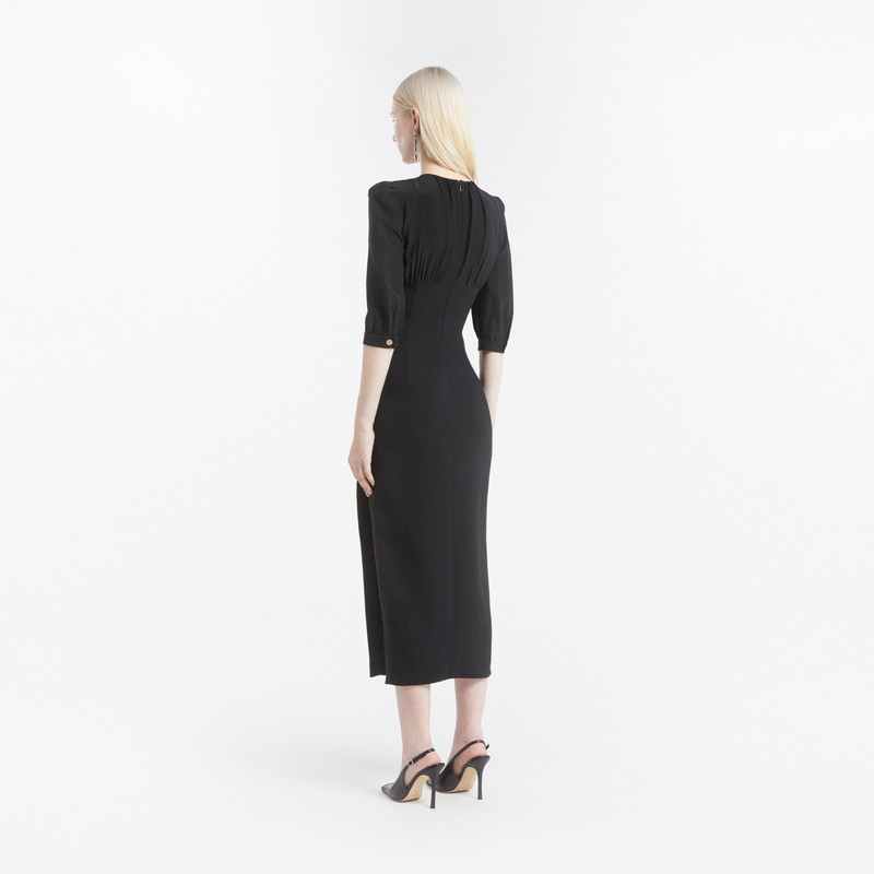 Alessandra Rich CADY MIDI DRESS WITH SPLITS outlook