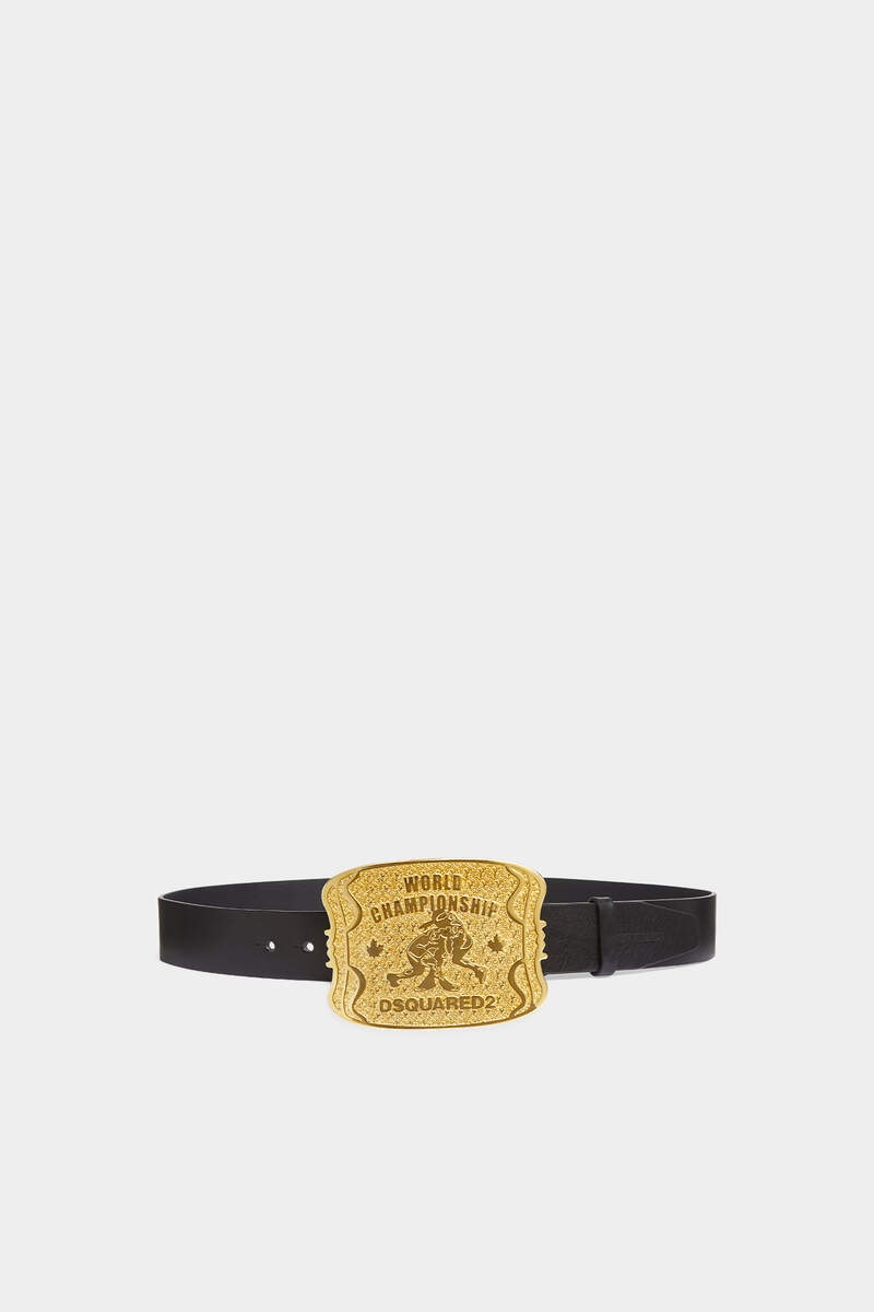 DSQUARED2 BOXEUR PLAQUE BELT - 2