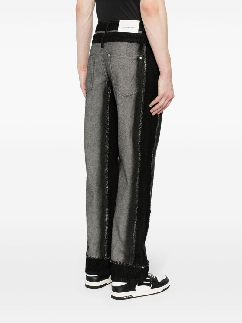 layered wide-leg jeans 5