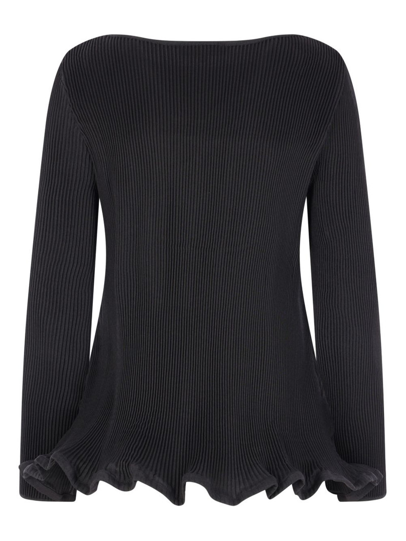 MELITTA BAUMEISTER pleated blouse outlook