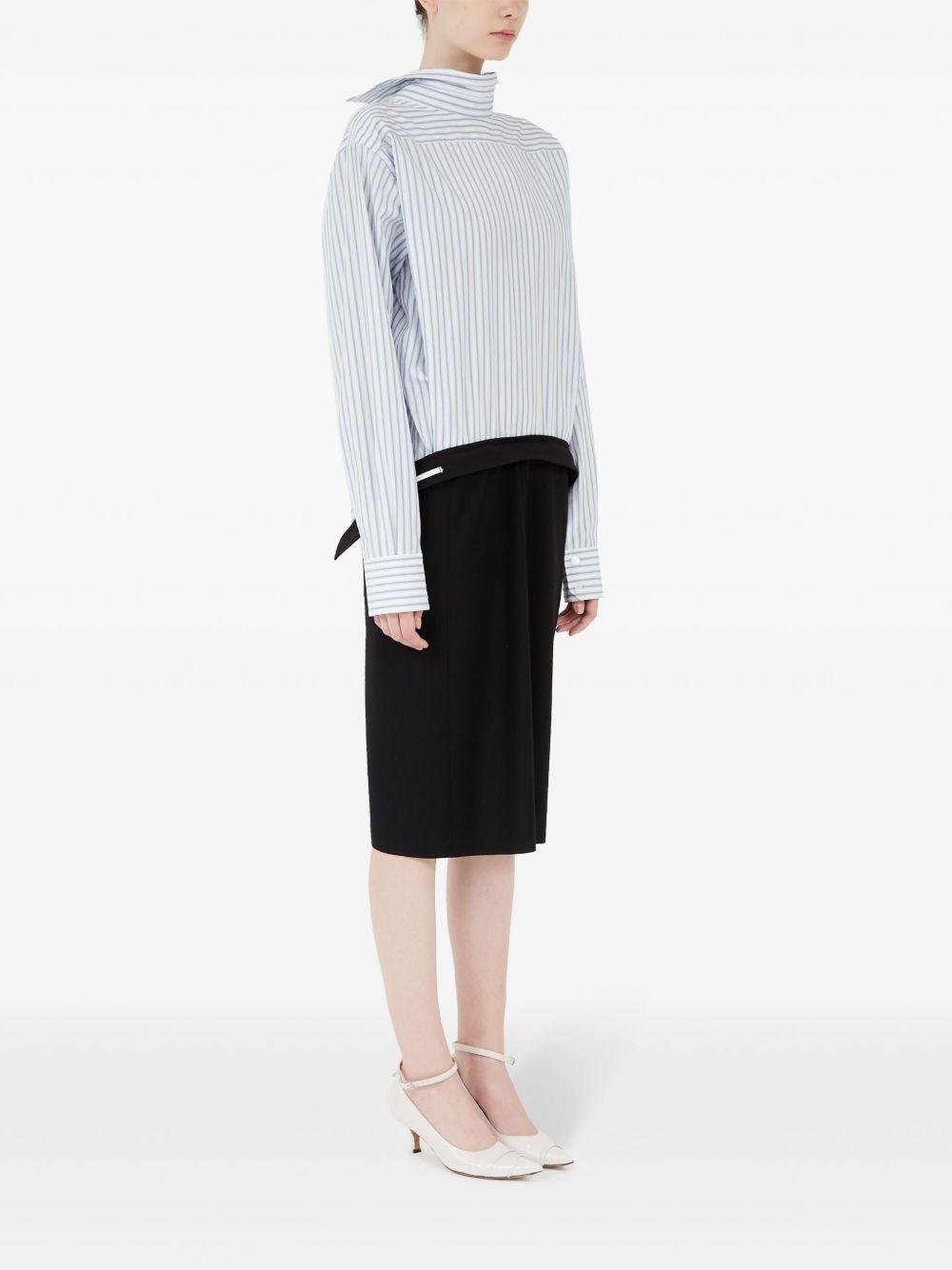 panelled midi dress - 3
