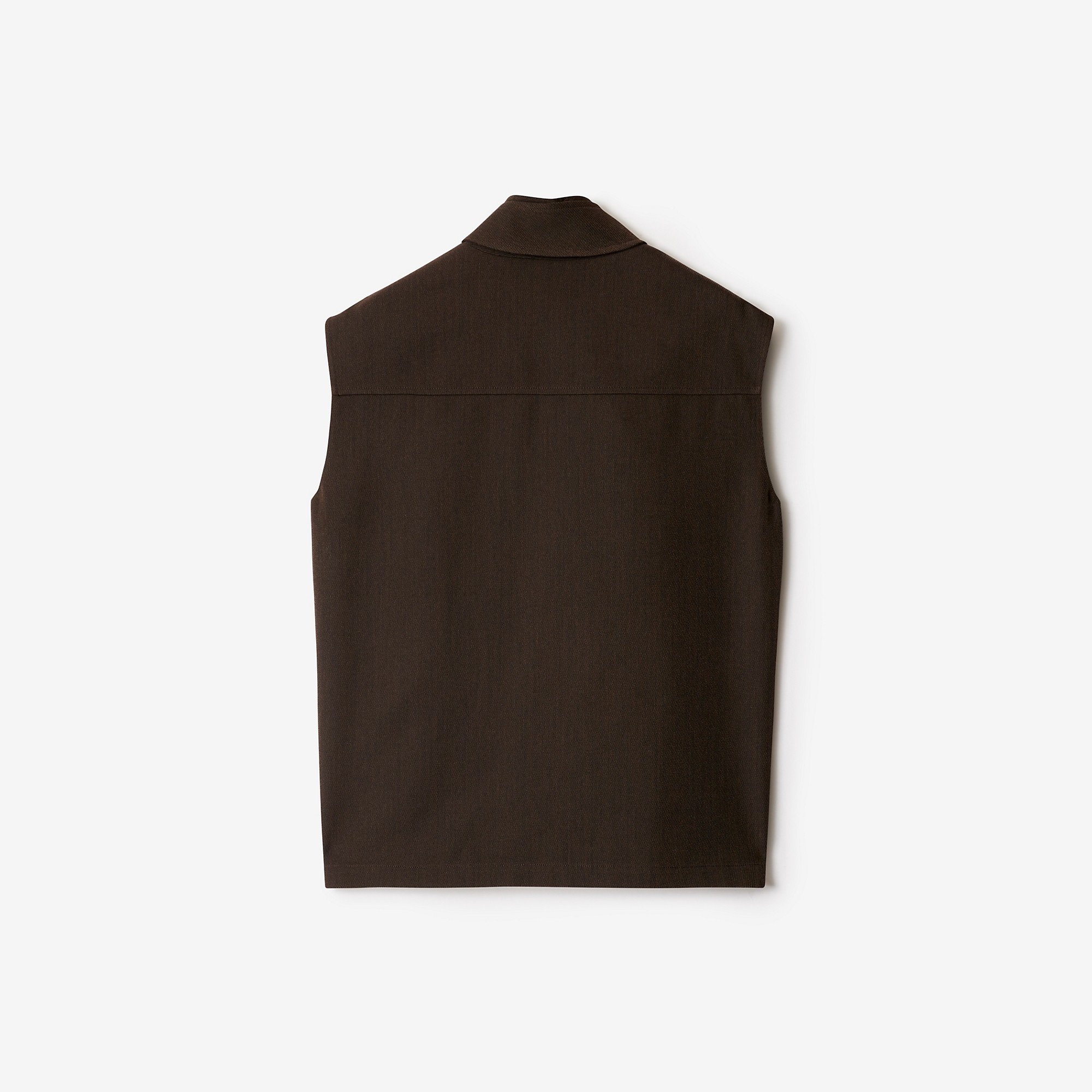 Sleeveless Wool Shirt - 5