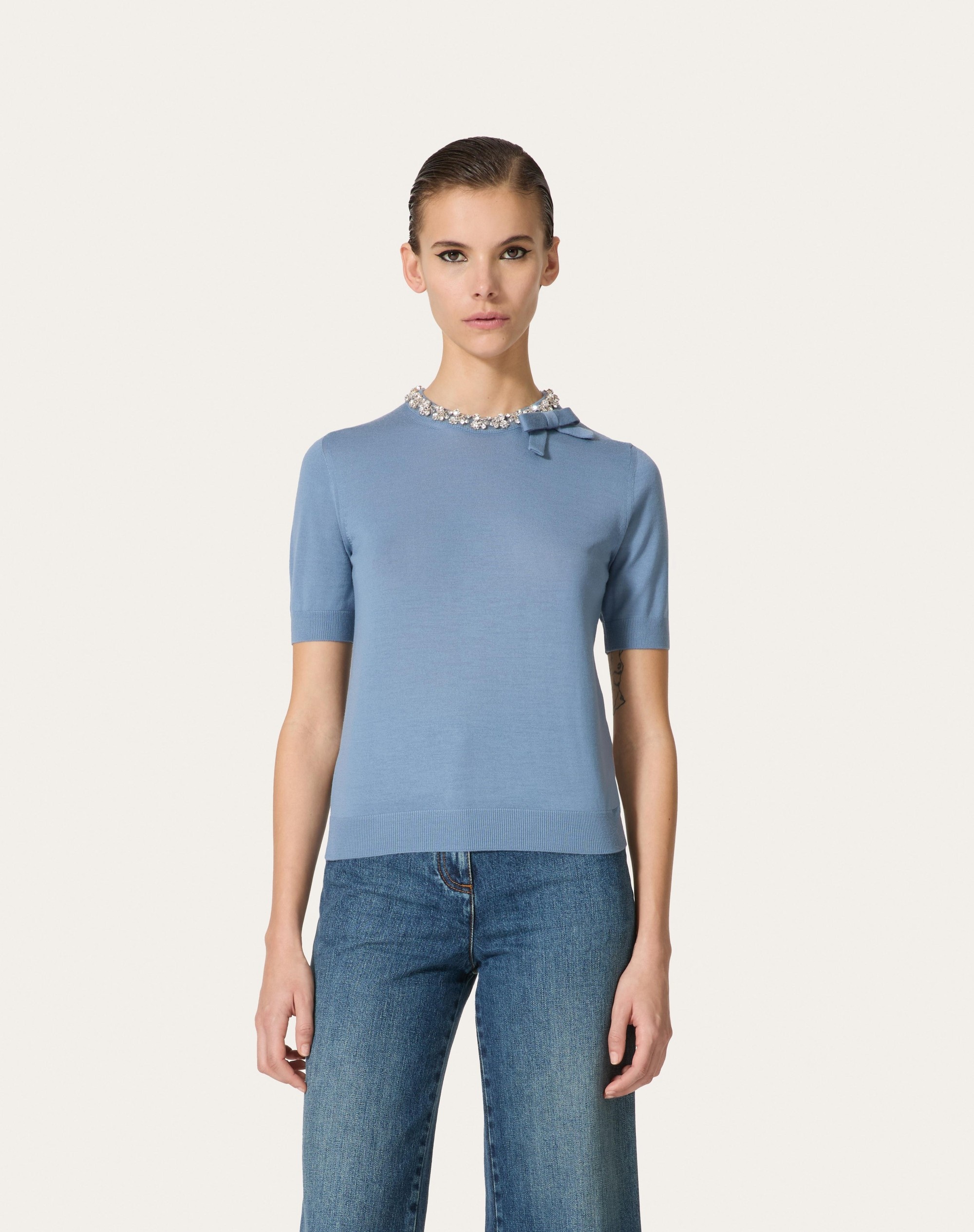 EMBROIDERED WOOL SWEATER - 3