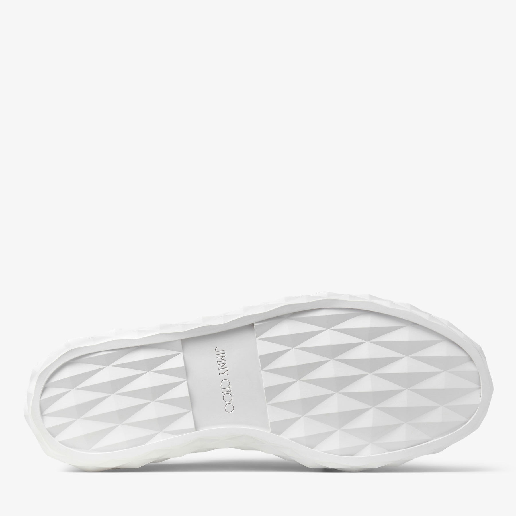 Diamond Light/m Ii
White Leather and- Silver Metallic Nappa Low-Top Trainers - 5