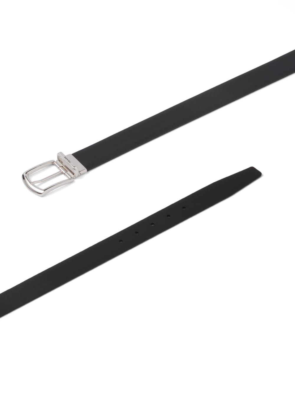 reversible saffiano leather belt - 3