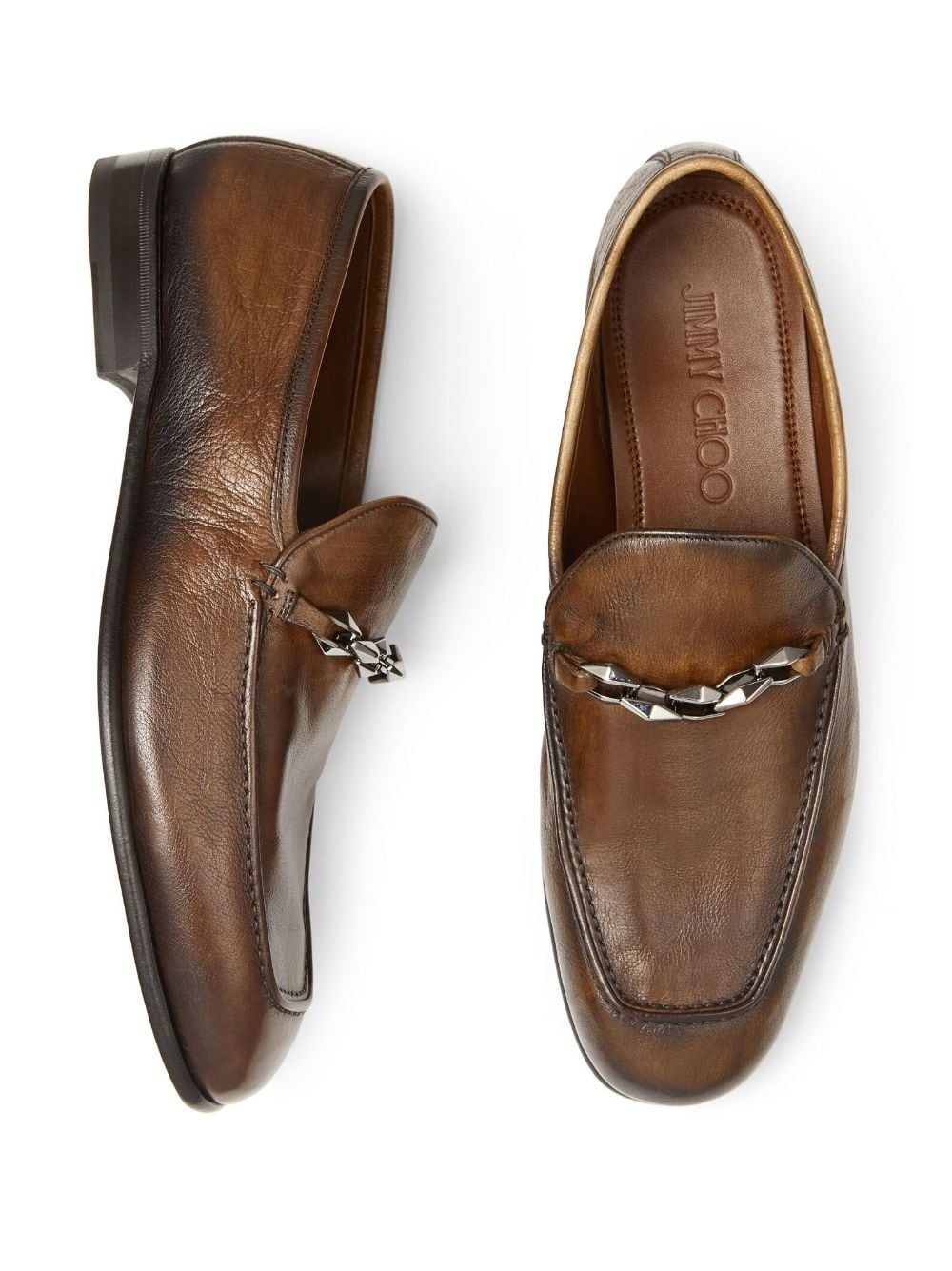 Marti Reverse leather loafers - 4